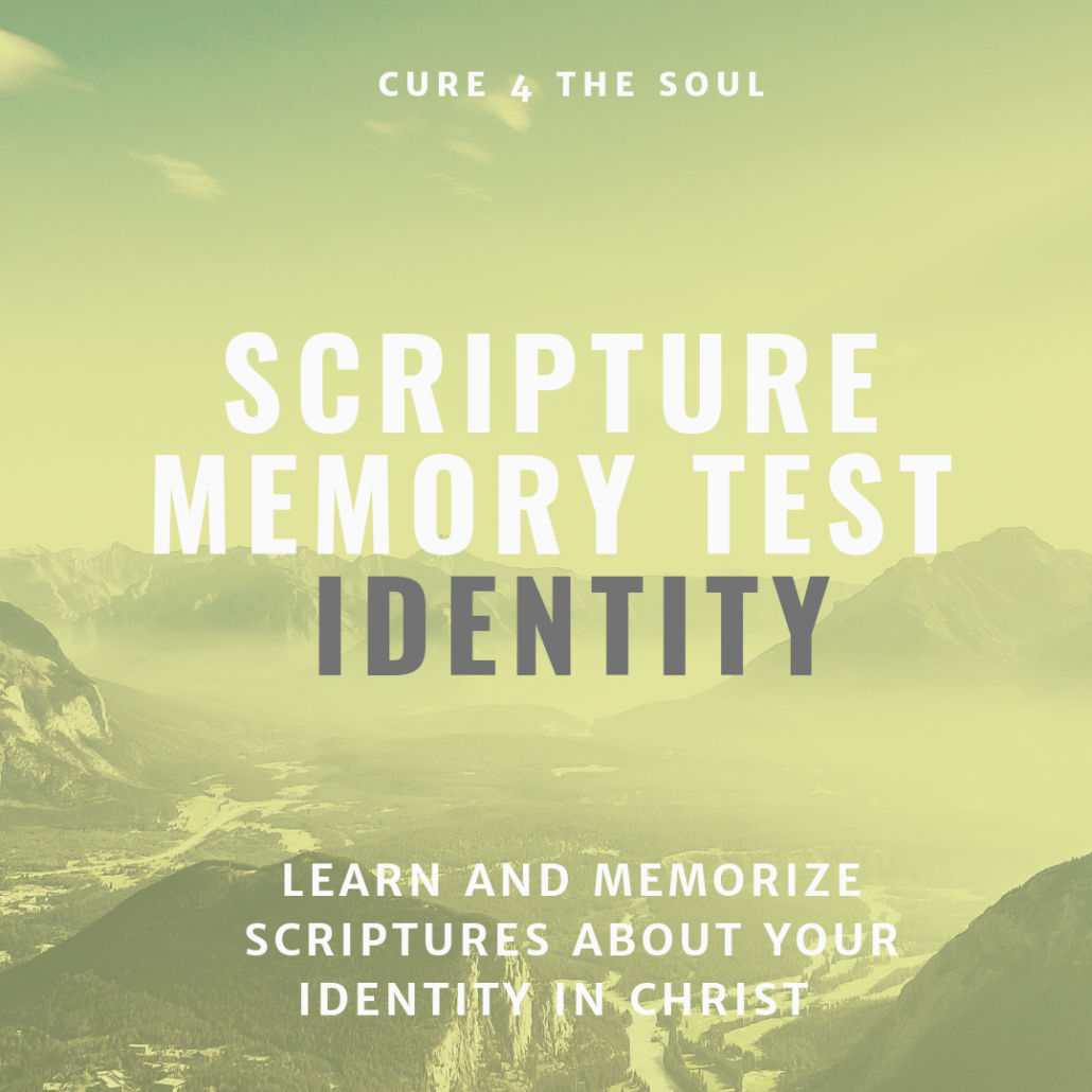Scripture test for your identity in Christ