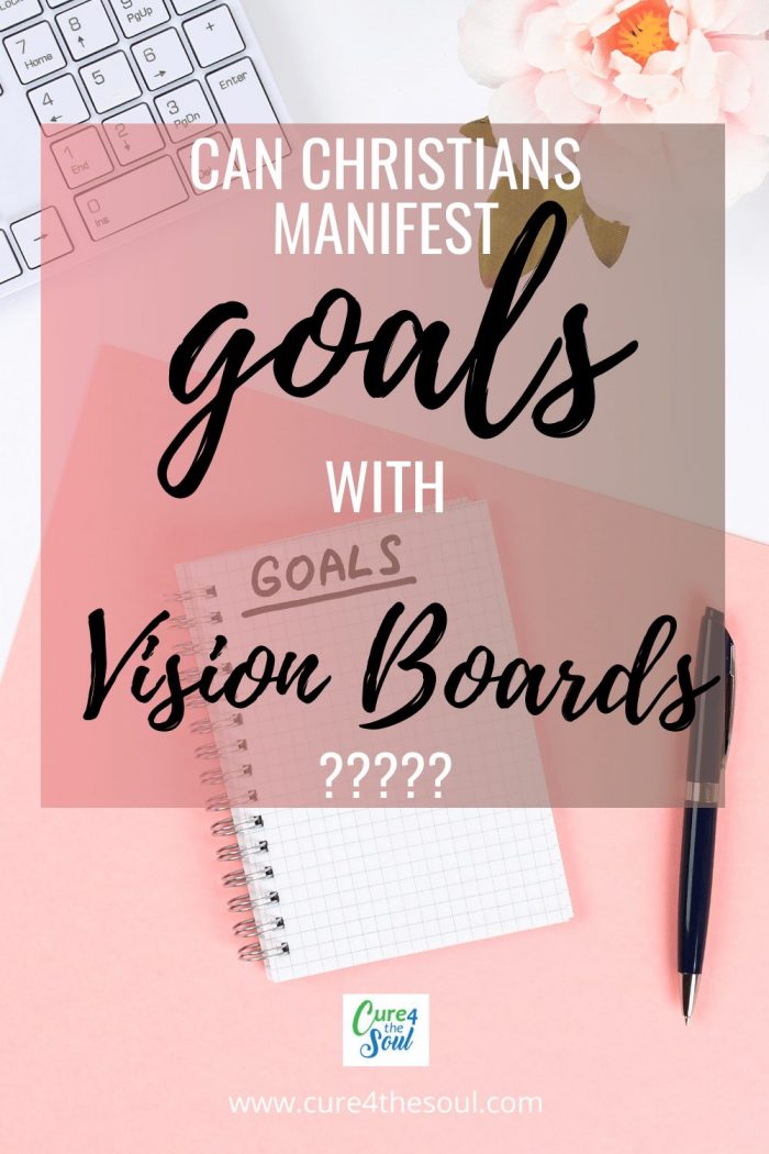 Manifesting goals through vision boards by professing Christians is quite popular. Vision board parties are widespread within Christian women's groups and churches. Writing goals and planning for them is also exciting. But the question is, should Christians use vision boards to accomplish goals? #goals #planning #visionboard